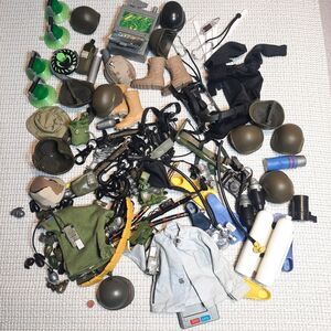 GI Joe / Military Accessories Huge Lot